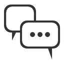 icon for text chat support